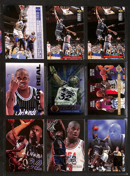 280+ Shaquille O'Neal Cards in Binder w. Rookies and Inserts