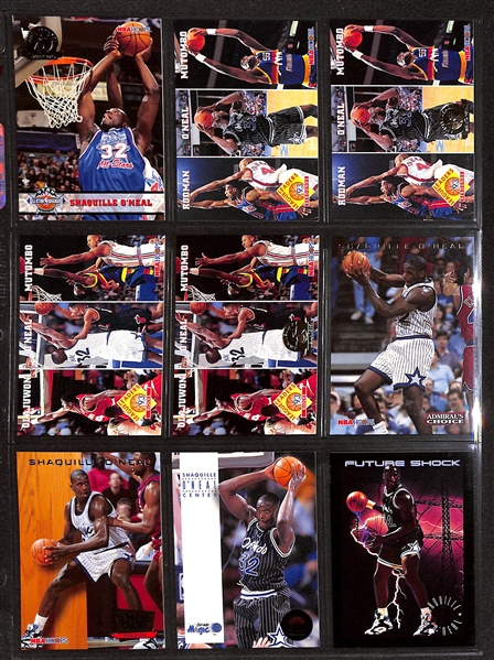 280+ Shaquille O'Neal Cards in Binder w. Rookies and Inserts