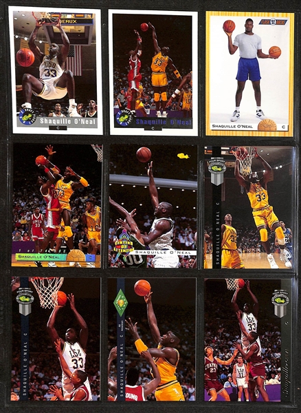280+ Shaquille O'Neal Cards in Binder w. Rookies and Inserts