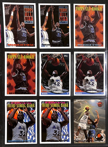 280+ Shaquille O'Neal Cards in Binder w. Rookies and Inserts
