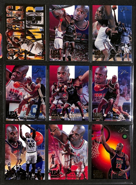 280+ Shaquille O'Neal Cards in Binder w. Rookies and Inserts