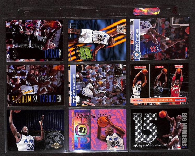280+ Shaquille O'Neal Cards in Binder w. Rookies and Inserts