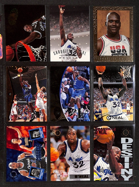 280+ Shaquille O'Neal Cards in Binder w. Rookies and Inserts