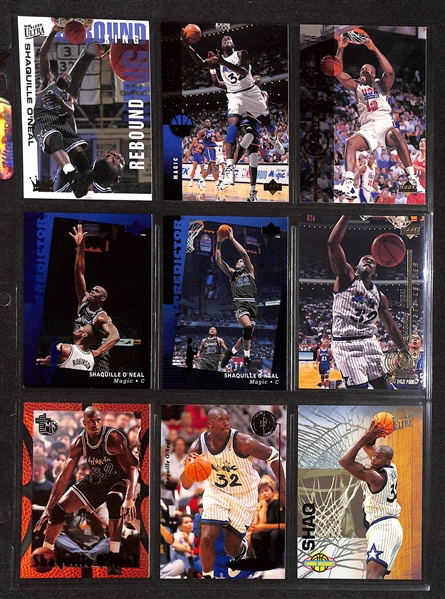 280+ Shaquille O'Neal Cards in Binder w. Rookies and Inserts
