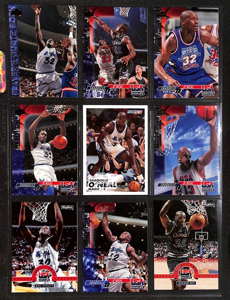 280+ Shaquille O'Neal Cards in Binder w. Rookies and Inserts
