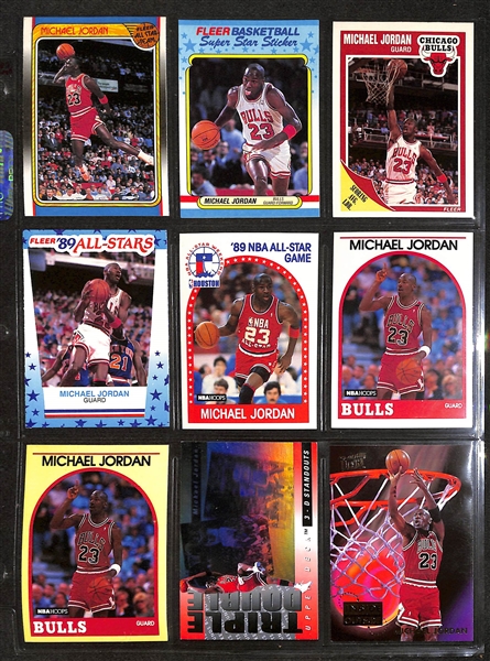 170+ Michael Jordan Cards in Binder w. Short Prints and Inserts