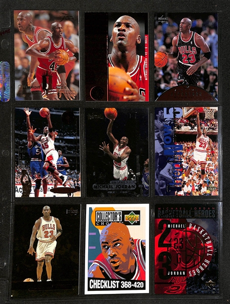 170+ Michael Jordan Cards in Binder w. Short Prints and Inserts