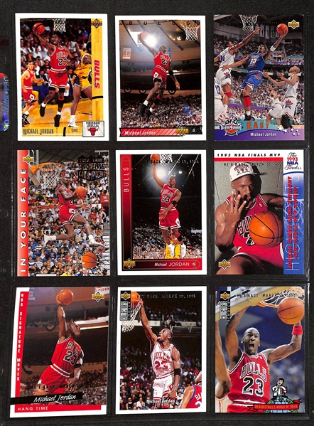 170+ Michael Jordan Cards in Binder w. Short Prints and Inserts