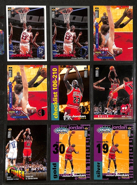 170+ Michael Jordan Cards in Binder w. Short Prints and Inserts