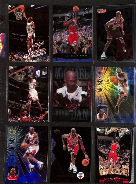 170+ Michael Jordan Cards in Binder w. Short Prints and Inserts