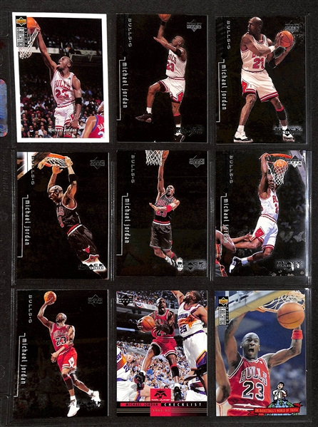 170+ Michael Jordan Cards in Binder w. Short Prints and Inserts