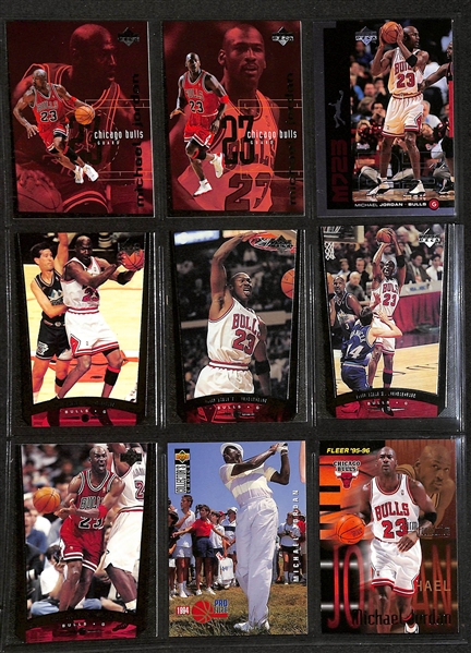 170+ Michael Jordan Cards in Binder w. Short Prints and Inserts