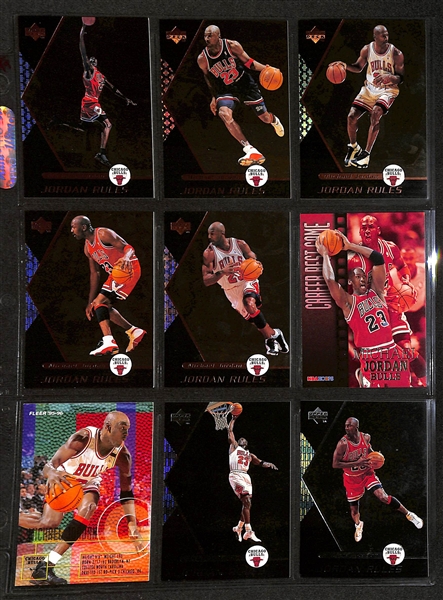 170+ Michael Jordan Cards in Binder w. Short Prints and Inserts