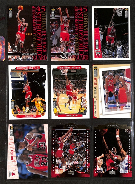 170+ Michael Jordan Cards in Binder w. Short Prints and Inserts