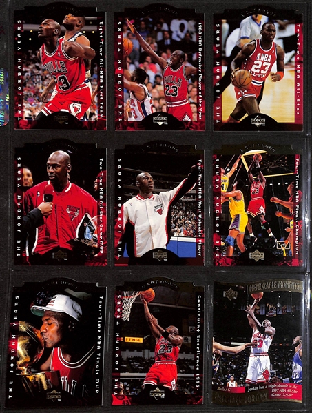 170+ Michael Jordan Cards in Binder w. Short Prints and Inserts
