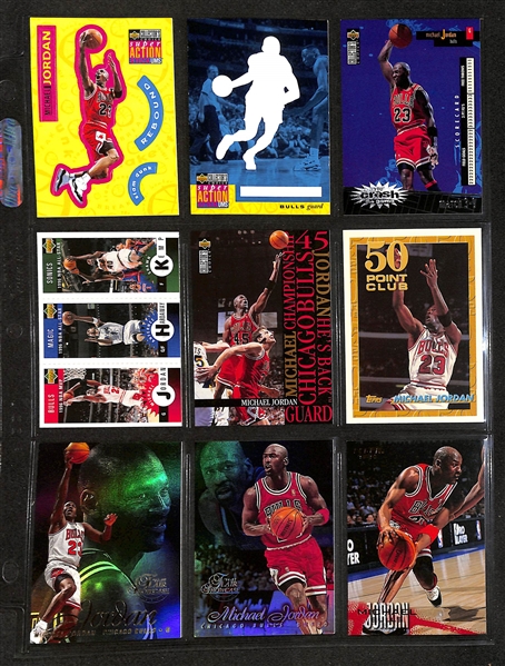170+ Michael Jordan Cards in Binder w. Short Prints and Inserts