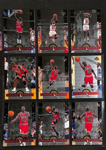 170+ Michael Jordan Cards in Binder w. Short Prints and Inserts