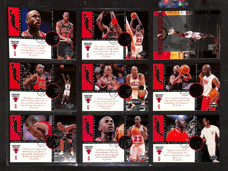 170+ Michael Jordan Cards in Binder w. Short Prints and Inserts