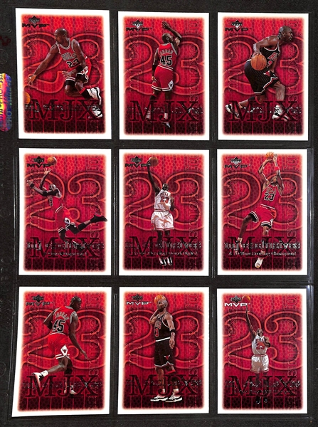 160+ Michael Jordan Cards in Binder w. Short Prints and Inserts (Inc. 1997-98 Hoops Dish & Swish)
