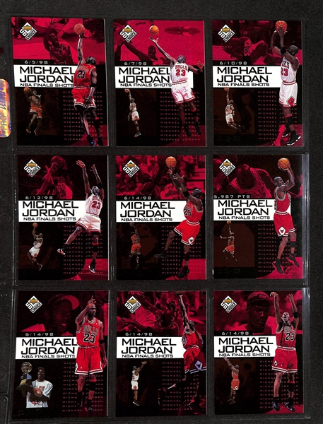 160+ Michael Jordan Cards in Binder w. Short Prints and Inserts (Inc. 1997-98 Hoops Dish & Swish)