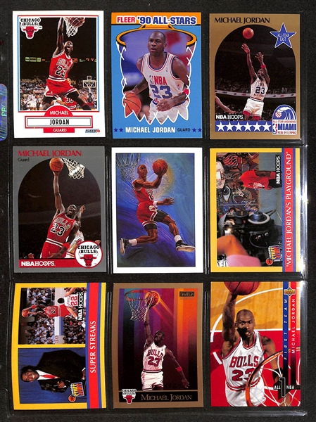 195+ Michael Jordan Cards in Binder w. Short Prints and Inserts