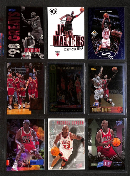 195+ Michael Jordan Cards in Binder w. Short Prints and Inserts