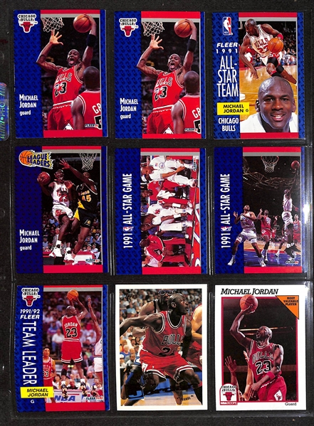 195+ Michael Jordan Cards in Binder w. Short Prints and Inserts