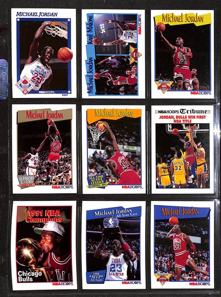 195+ Michael Jordan Cards in Binder w. Short Prints and Inserts