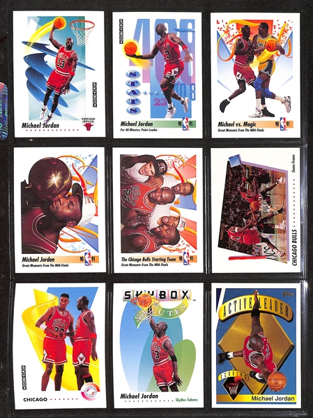 195+ Michael Jordan Cards in Binder w. Short Prints and Inserts