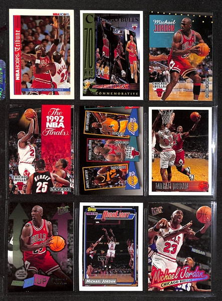 195+ Michael Jordan Cards in Binder w. Short Prints and Inserts