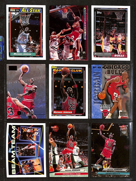 195+ Michael Jordan Cards in Binder w. Short Prints and Inserts