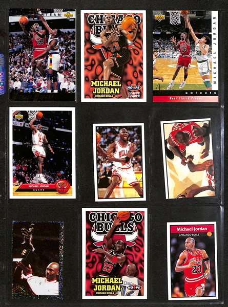 195+ Michael Jordan Cards in Binder w. Short Prints and Inserts