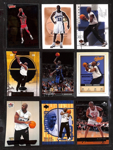 195+ Michael Jordan Cards in Binder w. Short Prints and Inserts