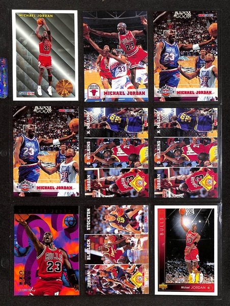 195+ Michael Jordan Cards in Binder w. Short Prints and Inserts