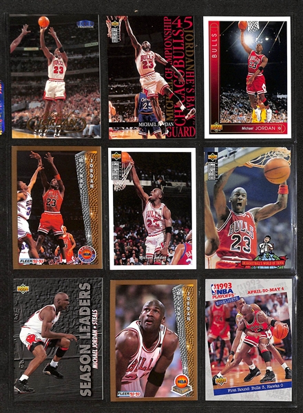 195+ Michael Jordan Cards in Binder w. Short Prints and Inserts