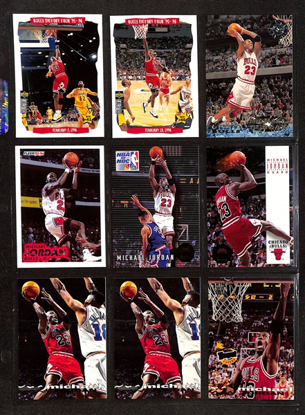 195+ Michael Jordan Cards in Binder w. Short Prints and Inserts