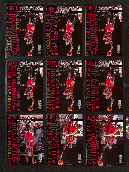 195+ Michael Jordan Cards in Binder w. Short Prints and Inserts