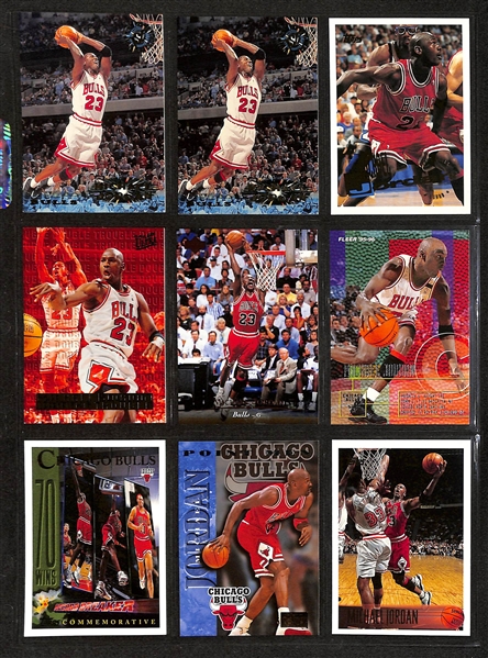195+ Michael Jordan Cards in Binder w. Short Prints and Inserts