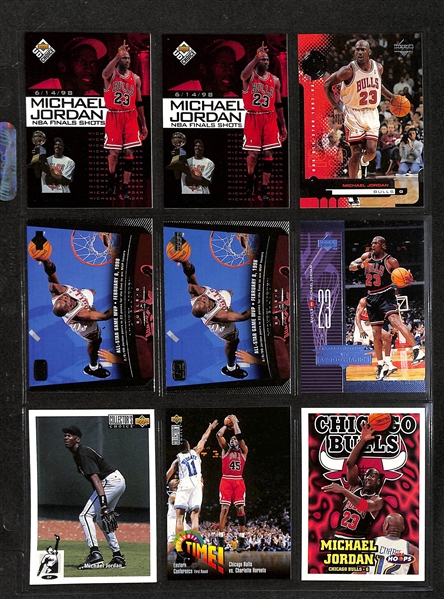 195+ Michael Jordan Cards in Binder w. Short Prints and Inserts