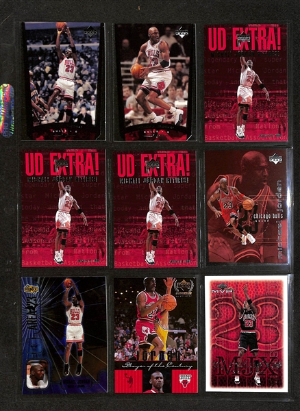 195+ Michael Jordan Cards in Binder w. Short Prints and Inserts