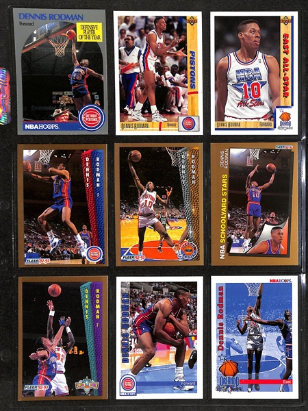 Over 560 Basketball Cards - Mostly 1990s w. Rookies, Stars, and Semi-Stars! Inc. Jordan, Shaq, Rodman, Duncan, +
