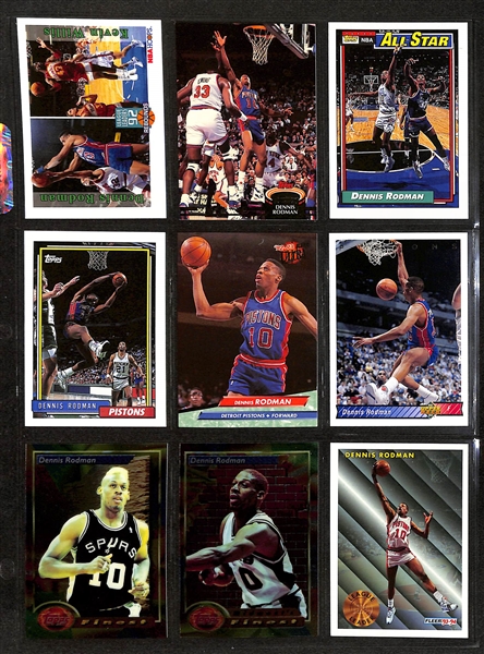 Over 560 Basketball Cards - Mostly 1990s w. Rookies, Stars, and Semi-Stars! Inc. Jordan, Shaq, Rodman, Duncan, +