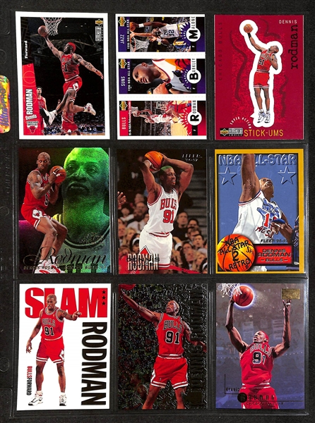 Over 560 Basketball Cards - Mostly 1990s w. Rookies, Stars, and Semi-Stars! Inc. Jordan, Shaq, Rodman, Duncan, +