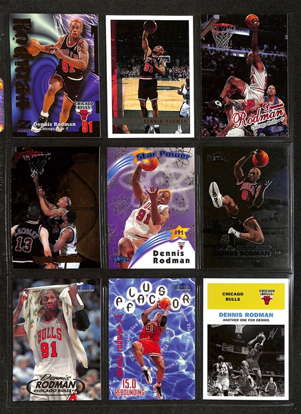 Over 560 Basketball Cards - Mostly 1990s w. Rookies, Stars, and Semi-Stars! Inc. Jordan, Shaq, Rodman, Duncan, +