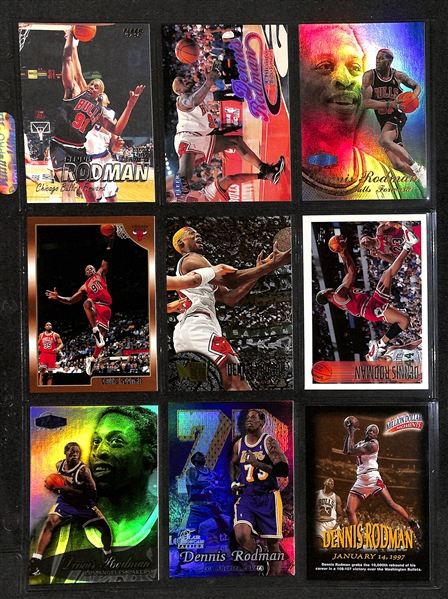 Over 560 Basketball Cards - Mostly 1990s w. Rookies, Stars, and Semi-Stars! Inc. Jordan, Shaq, Rodman, Duncan, +