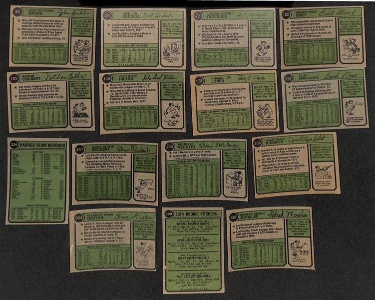 1974 Topps (660) Card Complete Set & (44) Card Traded Set w. Dave Winfield (RC)