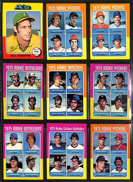 1975 Topps (660) Card Complete Set w. George Brett (RC) & Robin Yount (RC)