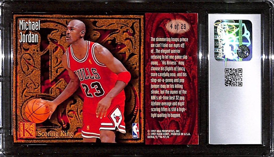 1996-97 Fleer Ultra Scoring Kings Michael Jordan #4 Graded CGC 8.5