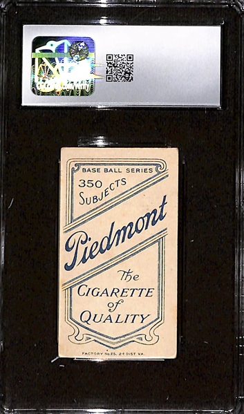 1909-11 T206 Bill Dahlen (Brooklyn) Graded CGC 4 (Piedmont 350 Back)