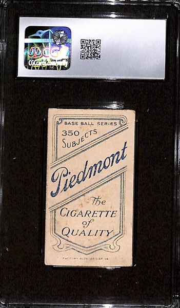 1909-11 T206 Addie Joss (HOF, Pitching) Graded CGC 2.5 (Piedmont 350 Back)